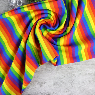 Rainbow Stripes - Coton Spandex 240 gsm - Coupon