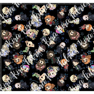 Chibi Wiz - Dark Spells Characters Blue