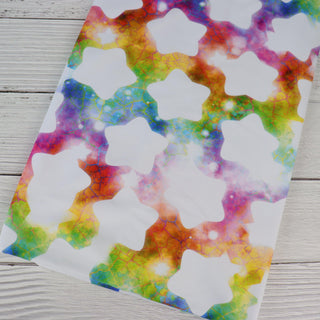 Power Abilities - Rainbow Stars - Coord - Coton Spandex 240 gsm - Coupon