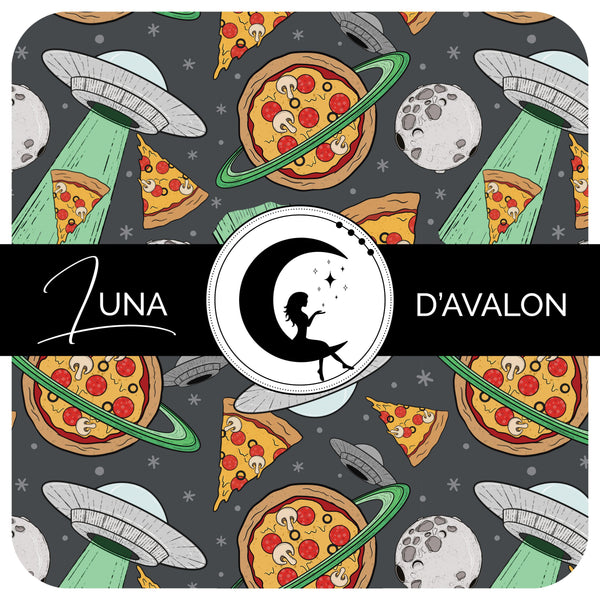 Space Pizza - Coton Tissé 100% - Coupon