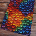 Rainbow Paper Hearts