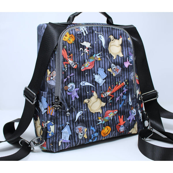 Spooky Xmas - Burlap Toss Monochrome