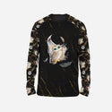 Panneau Hoodie - Hibou Nocturne