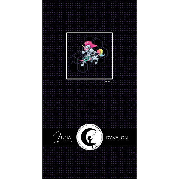 Panneau Hoodie - Rise of the Arcade - Purple Hecarim - Coton Spandex 240 gsm