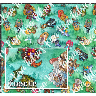 Legendary Lullaby - Toss Characters Pine Trees