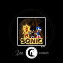 Panneau Hoodie - Super Sonic - Course aux anneaux