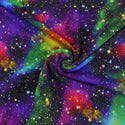 Motif Galaxie - Arc-en-Ciel - DBP/Double polyester Brossé