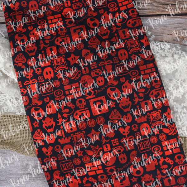 Jump Up - Adult Panel Set - Icons Red 2