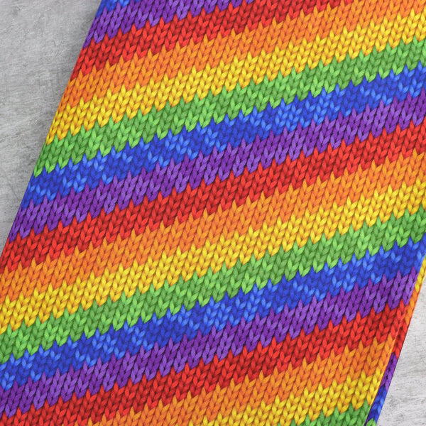 Rainbow Wool - French Terry de Coton - Coupon
