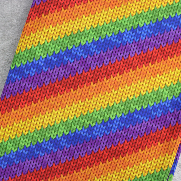 Rainbow Wool - French Terry de Coton - Coupon