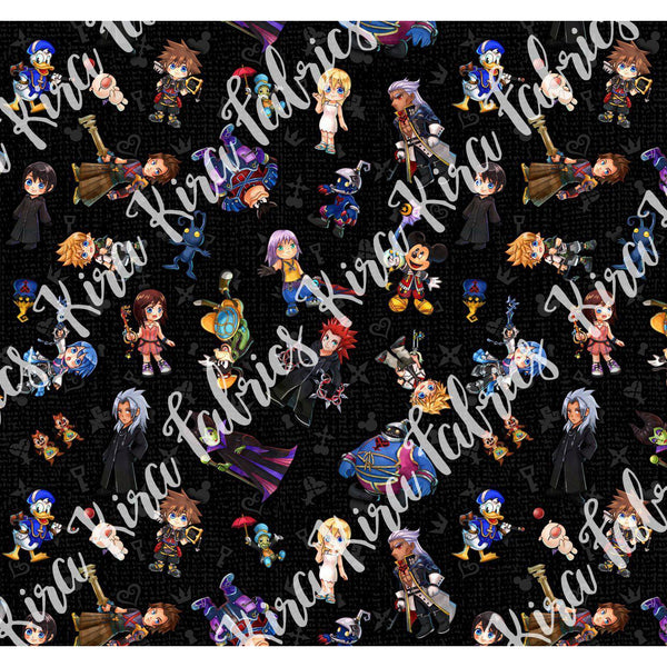 Keys to the Heart - Characters Toss - Coton Spandex 240 gsm - Coupon