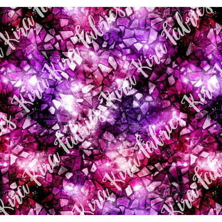 Keys to the Heart - Magenta Stained Glass