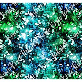 Keys to the Heart - Green Stained Glass