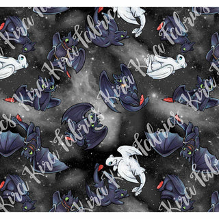 Romantic Flight - Monochrome Toothless