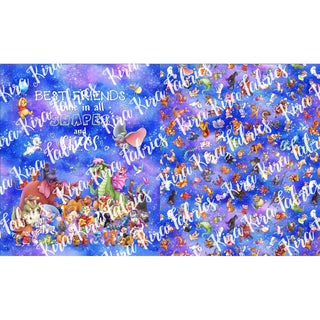 Magical Friends - Panneau Blanket Toddler 2