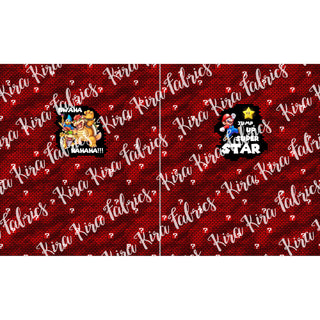 Jump Up - Adult Panel Set - Bricks Red 2