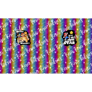 Jump Up - Adult Panel Set - Bricks Rainbow 2