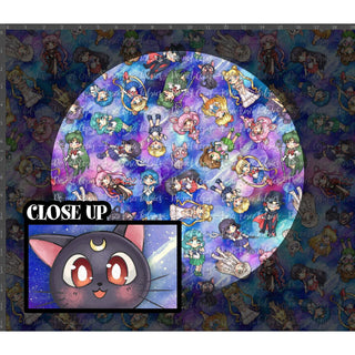 Moon Warriors - Characters Toss Pastel - Minky - Coupon