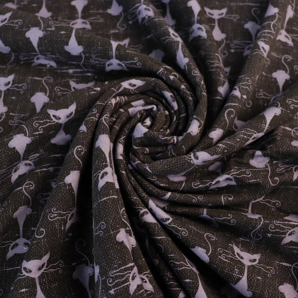 Spooky Xmas - Cats Monochrome