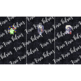 Spooky Xmas - BK Panel Set - Burlap