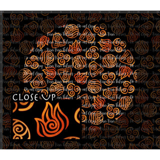 Elements - Symbols Orange Vivid