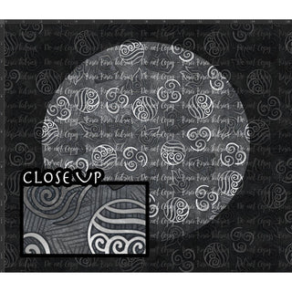 Elements - Crisscross Symbols Monochrome