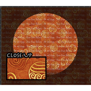 Elements - Crisscross Symbols Orange