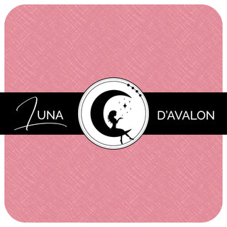Motif de Lin - Vieux rose - Coton Spandex 240 gsm - Coupon