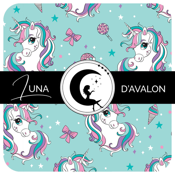 Cupcake Unicorn - Coton Spandex 240 gsm - Précommande spéciale Janvier