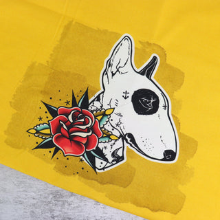 Panneau Hoodie - Animaux Rebelles - Jaune