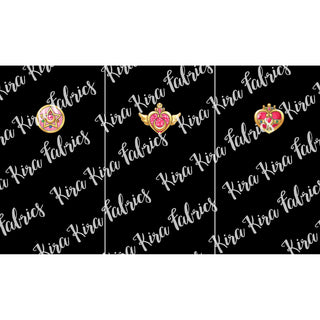 Moon Warriors - BK Panel Set - Brooches Black