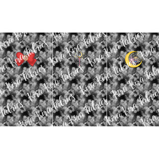 Moon Warriors - BK Panel Set - Bunny Monochrome