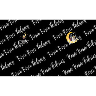 Moon Warriors - Adult Panel Set - Black 2