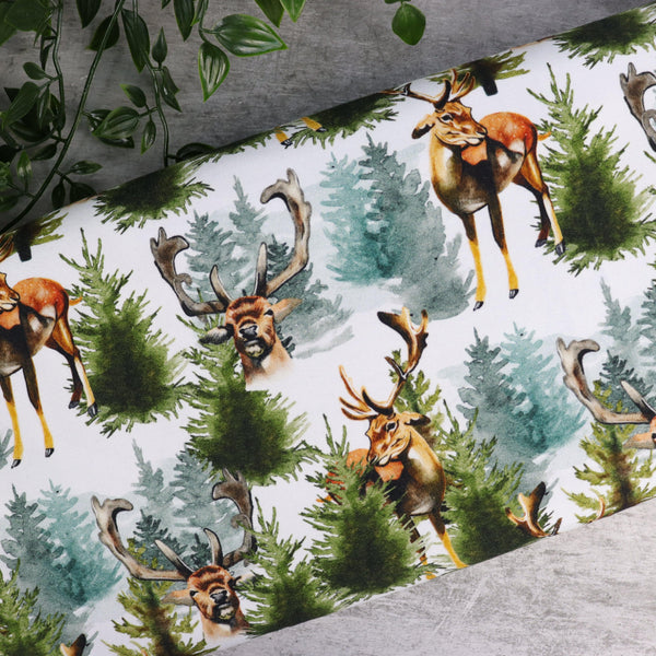 Deer Forest - Coton Spandex 240 gsm - Coupon